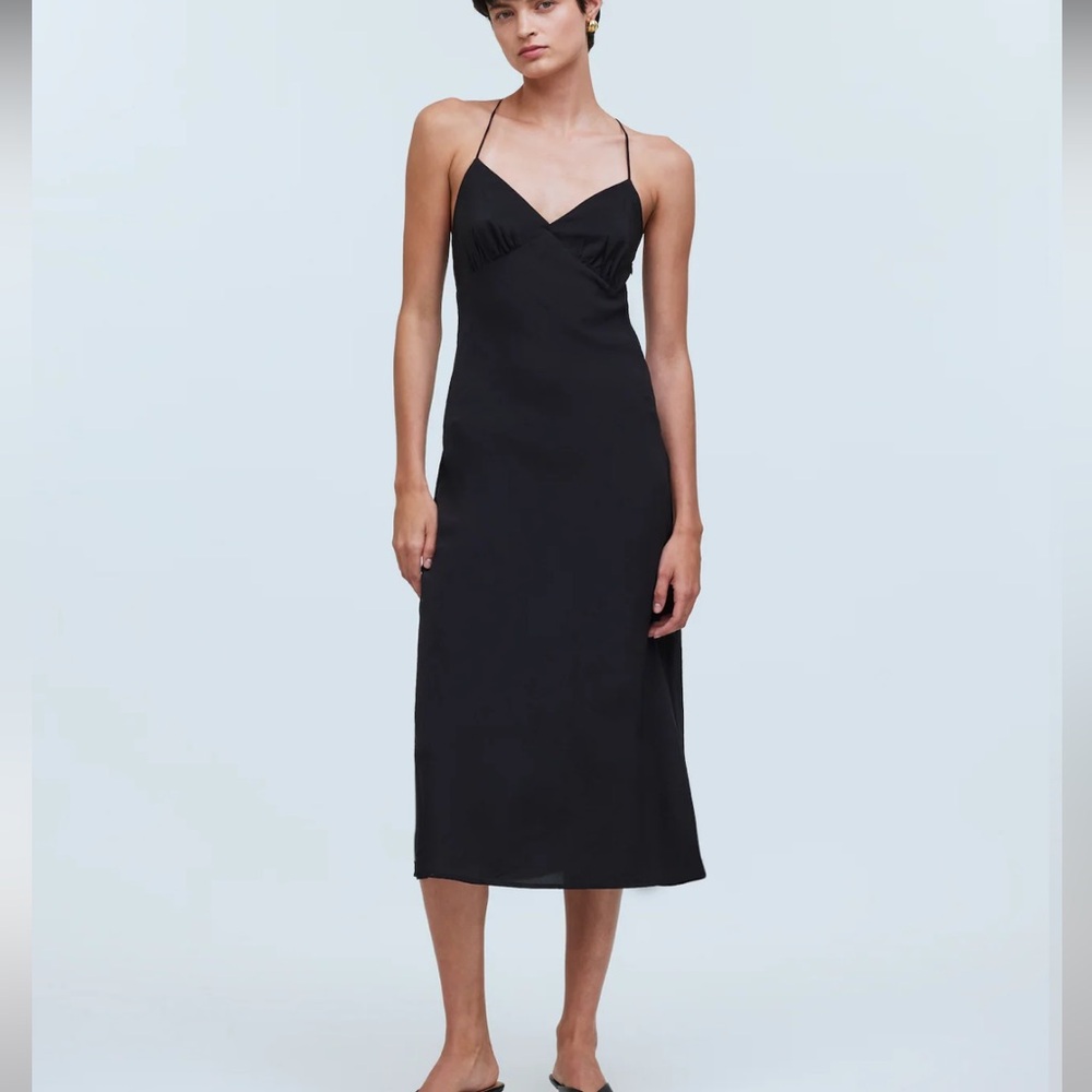 NWT Madewell The Layton Midi Slip Dress
